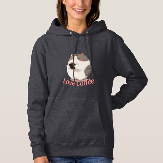 Adorable Love Coffee Hoodie (Voorkant)