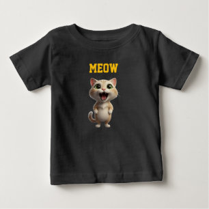 Adorable Meow Kitty Kids T-Shirt