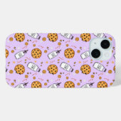 Adorable Milk and Cookies Pattern Phone Case Gift (Achterkant (horizontaal))