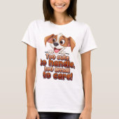 Adorable Mini Pup: Too Cute & Too Small Care Guide T-shirt (Voorkant)