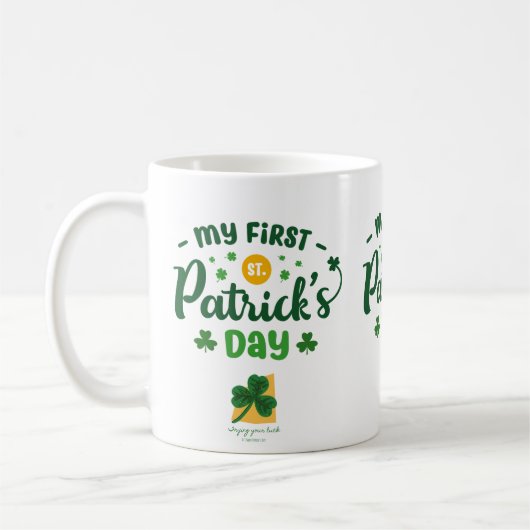 Adorable My First St Patrick's Day Classic Koffiemok (Links)