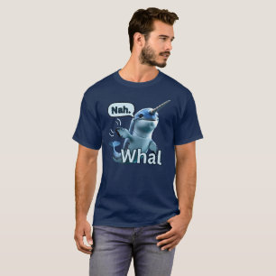 Adorable Narwal T-Shirt met 'Nee'