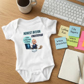 Adorable Office Humor: Funny "Newest Intern" Romper