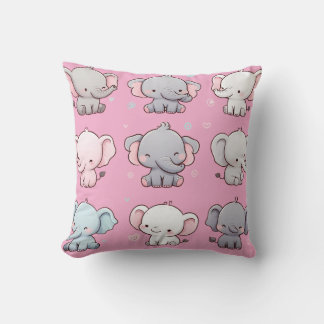 Adorable Olifant Design Collectie voor een Knus Th Kussen