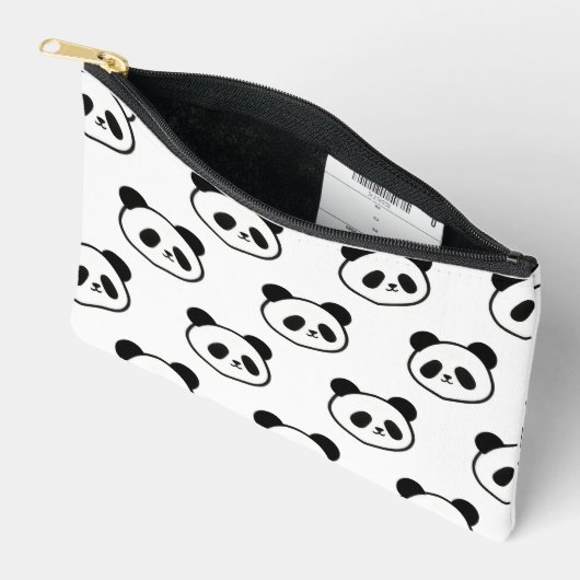Adorable Panda Face Print Bag Etui (Open)