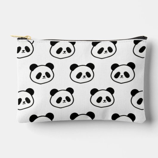 Adorable Panda Face Print Bag Etui (Voorkant)