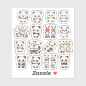 Adorable Panda Vinyl Sticker (Vel)