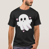 Adorable Pastel Ghost Art T-shirt (Voorkant)