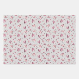 Adorable Pastel Pinks Wrapping Paper Sheets