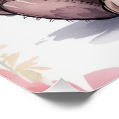 Adorable Patchwork Puppy with Big Eyes - Whimsical Perfect Poster (Hoek)