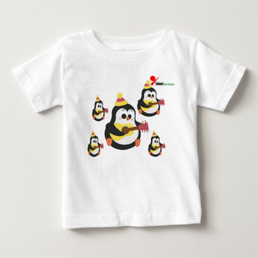 Adorable Pinguïn Baby T-Shirt (Voorkant)