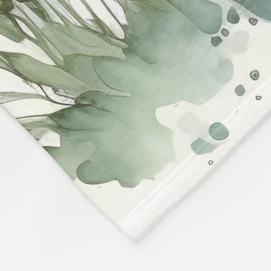 Adorable Poodle Puppy Dog Fleece Deken (Hoek)