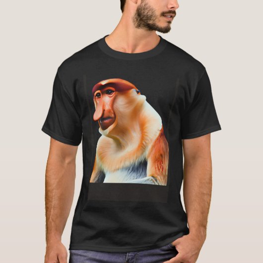 Adorable Proboscis Monkey T-shirt (Voorkant)