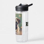Adorable Pug Close up | Cute Dog Personalized Waterfles (Links)