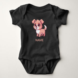 Adorable Puppy Baby Bodysuit
