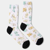 Adorable Puppy Crew Socks Sokken (Rechts)
