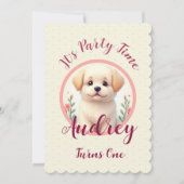 Adorable Puppy Dog Kaart (Voorkant)