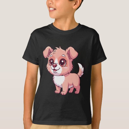 Adorable Puppy Kids' T-Shirt (Voorkant)