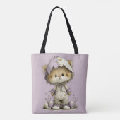 ADORABLE QUIRKY EASTER THEMED KITTENS TOTE BAG (Achterkant)