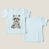 Adorable Raccoon Animal (Ontwerp Voorkant & Achterkant)