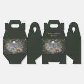 Adorable Reindeer At Night Bedankdoosjes (Ongevouwen)