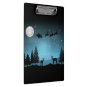 Adorable Reindeer At Night Klembord (Rechts)