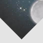 Adorable Reindeer At Night Tissuepapier (Detail)