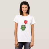 Adorable Round Cactus with Corks T-shirt (Voorkant volledig)