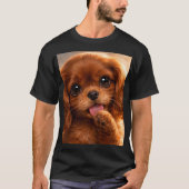 Adorable Ruby Cavalier Spaniel T-shirt (Voorkant)