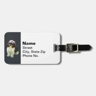 Adorable Shih Tzu Puppy Bagagelabel