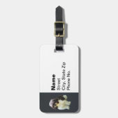 Adorable Shih Tzu Puppy Bagagelabel (Voorkant verticaal)