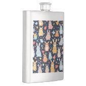 Adorable Soft Pastel Baby Animal Classic Flask Flacon (Rechts)