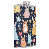 Adorable Soft Pastel Baby Animal Pattern Mug Heupfles (Rechts)