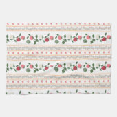 Adorable sweety old fashion botanical pattern theedoek (Horizontaal)