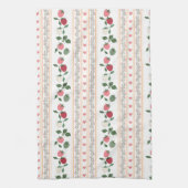 Adorable sweety old fashion botanical pattern theedoek (Verticaal)