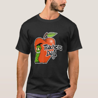 Adorable Teacher's Day Apple Design - Perfect for  T-shirt