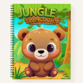 Adorable Teddy Bear Forest Fun Animal Character 🐻 Notitieboek (Voorkant)