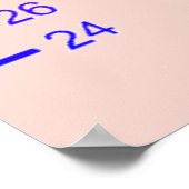 Adorable Teddy Bear Growth Chart with 4 Photos Poster (Hoek)