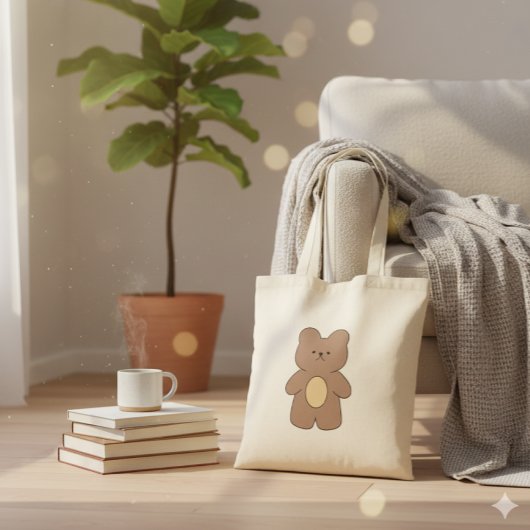 Adorable Teddy Bear Gummy Minimalist Tote Bag