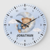 Adorable Teddy Bear Room Boy Grote Klok (Voorkant)
