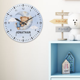 Adorable Teddy Bear Room Boy Grote Klok