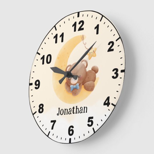 Adorable Teddy Bear Room Boy Grote Klok (Hoek)