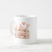 Adorable Valentine Gnome LOVE Mug Koffiemok (Voorkant links)