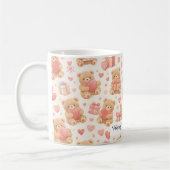 Adorable Valentine’s Day Coffee Teddy Bear Mug Koffiemok (Links)