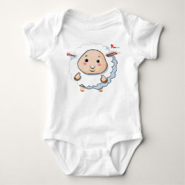 Adorablee Lammetjes Baby Onesie  Romper