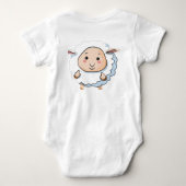 Adorablee Lammetjes Baby Onesie  Romper (Achterkant)
