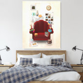 Adorables 3D Universe Lots of Food Canvas Afdruk (Insitu (Slaapkamer))