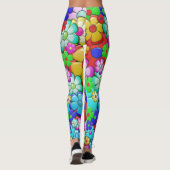 Adorables Bohemian Hippie Flowers Leggings (Achterkant)
