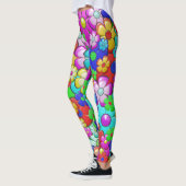 Adorables Bohemian Hippie Flowers Leggings (Links)