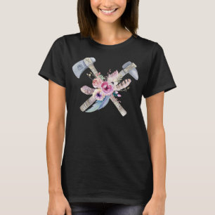 Adorables Bohemian Tomahawk & Feathers T-shirt